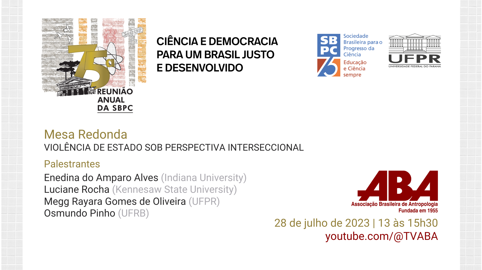 Capa do evento