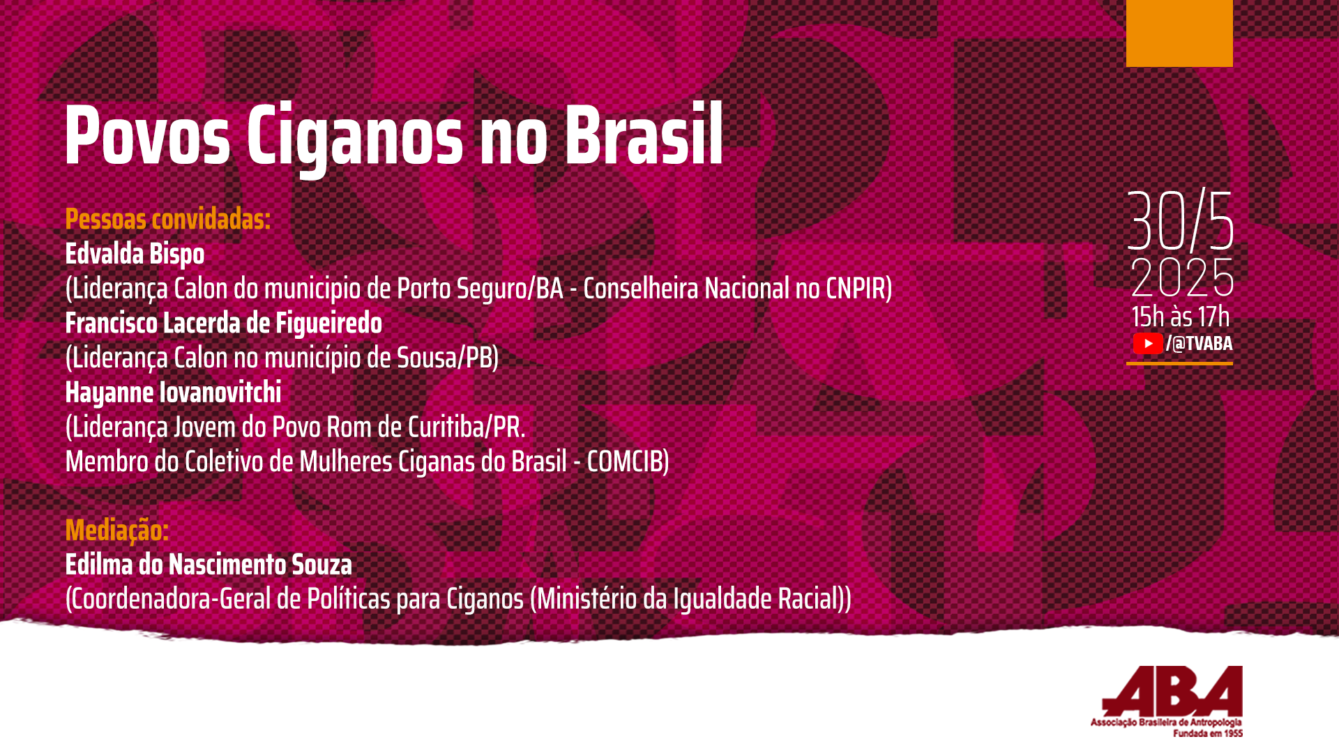 Capa do evento