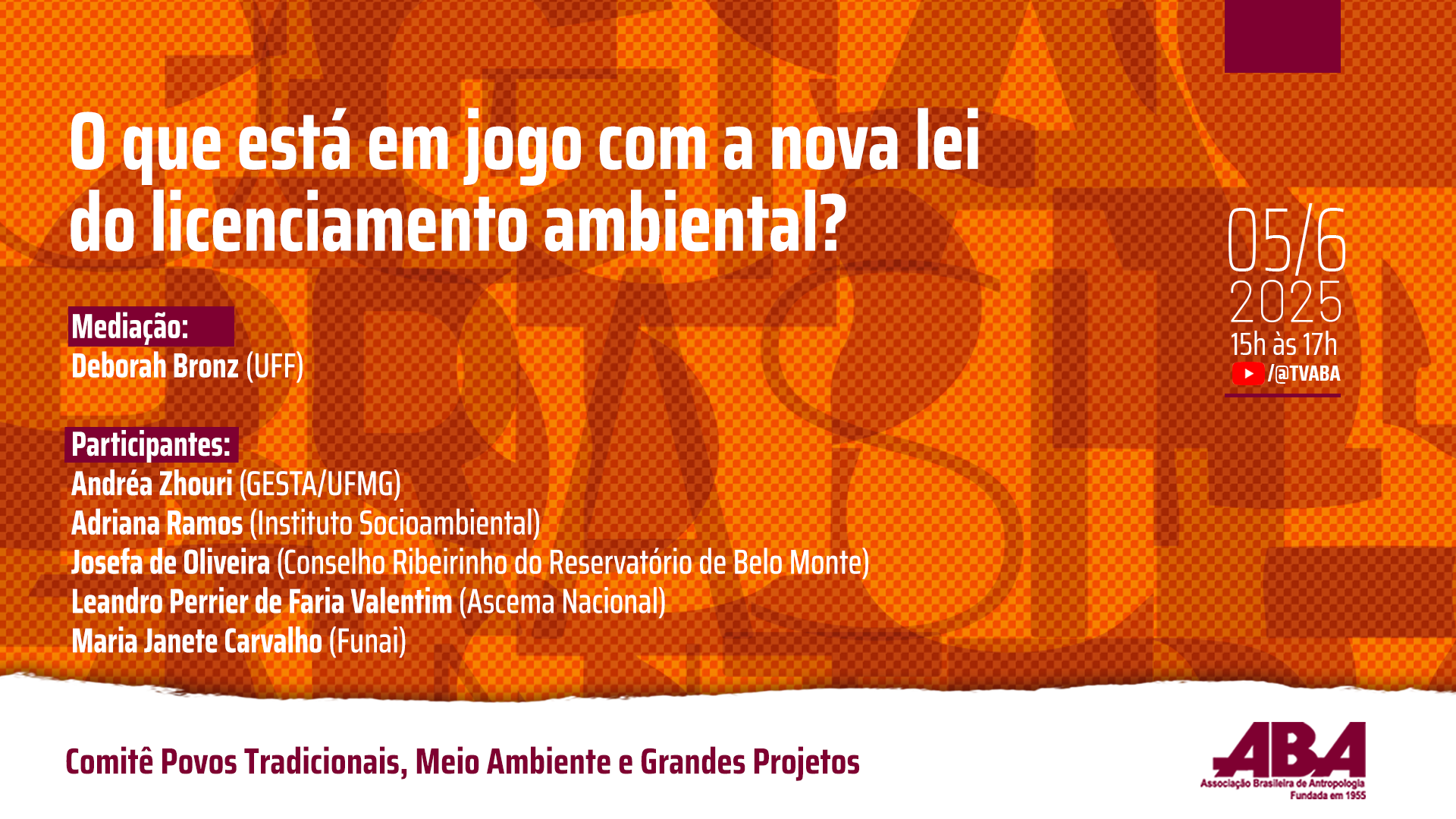 Capa do evento