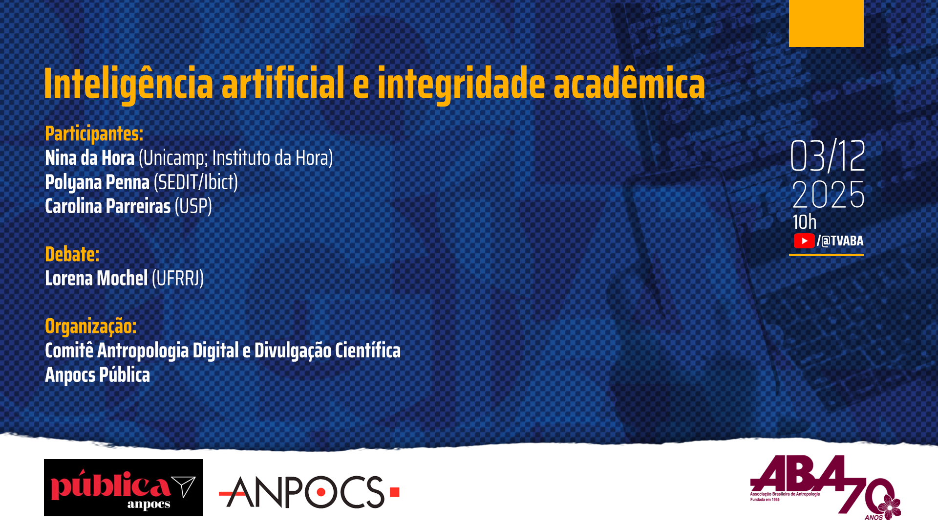 Capa do evento
