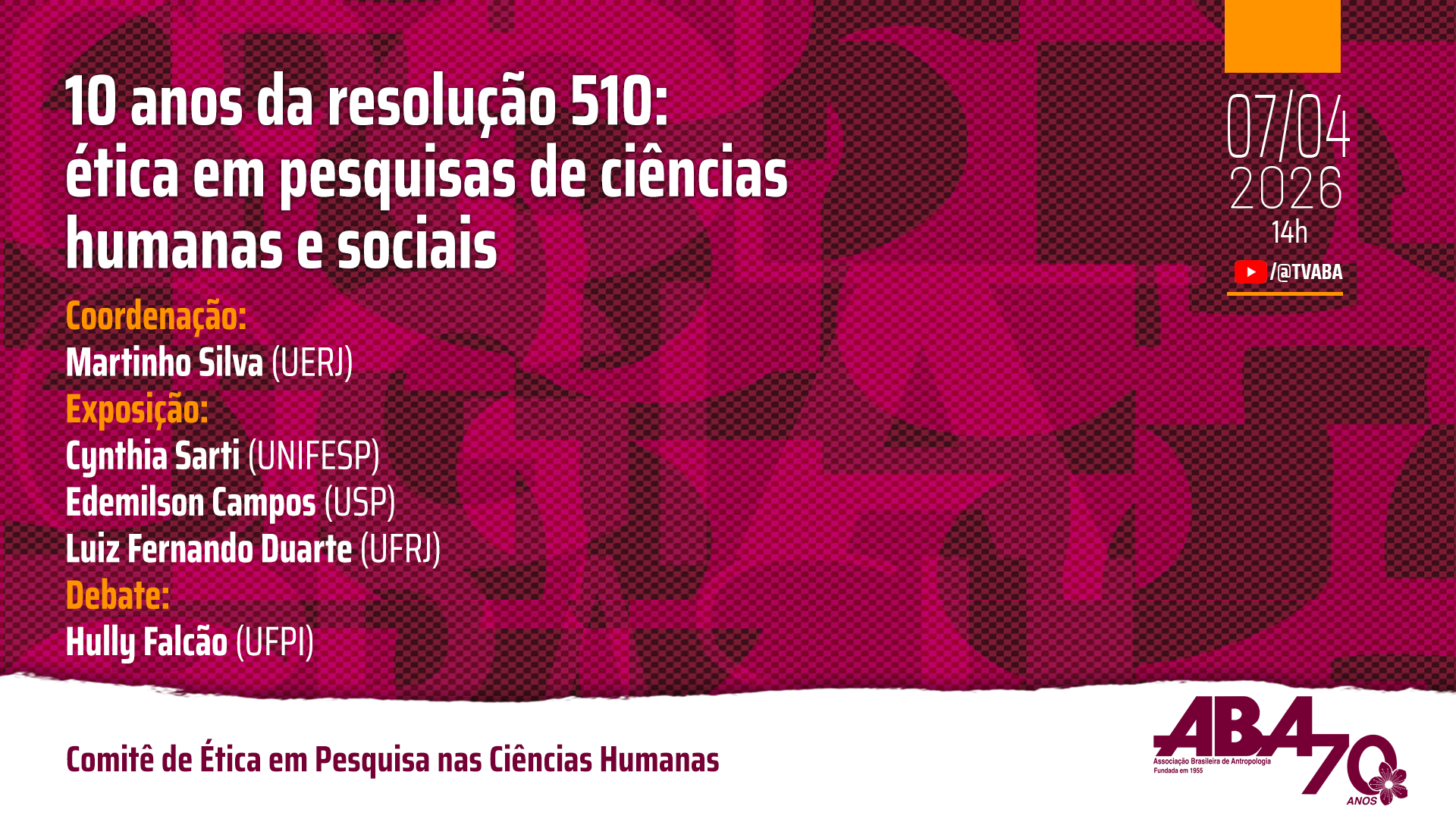Capa do evento
