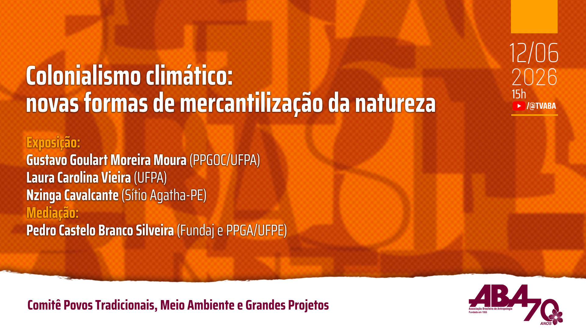 Capa do evento