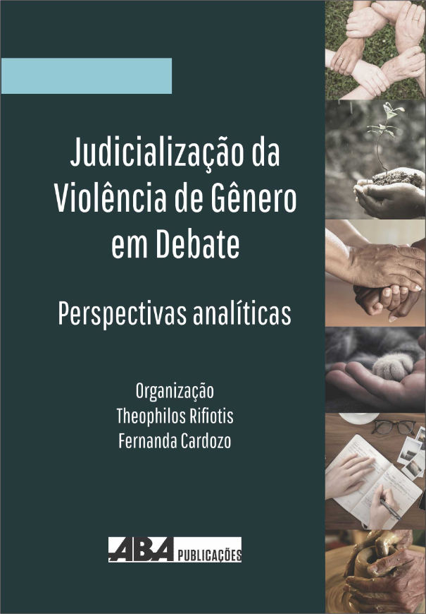 Capa do livro Judicialização da violência de gênero em debate: perspectivas analíticas